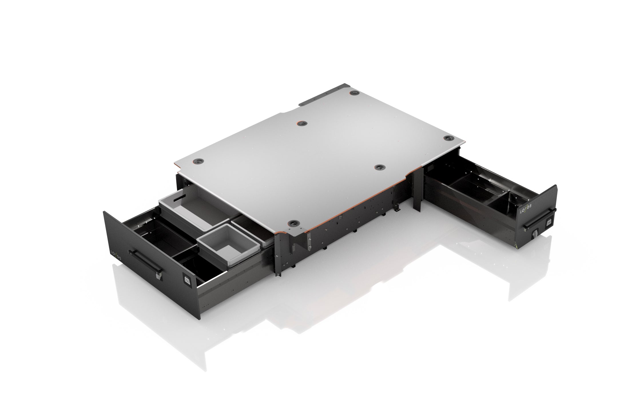 Smartfloor Bilinnredning til Caddy Cargo Maxi - Bilde 4