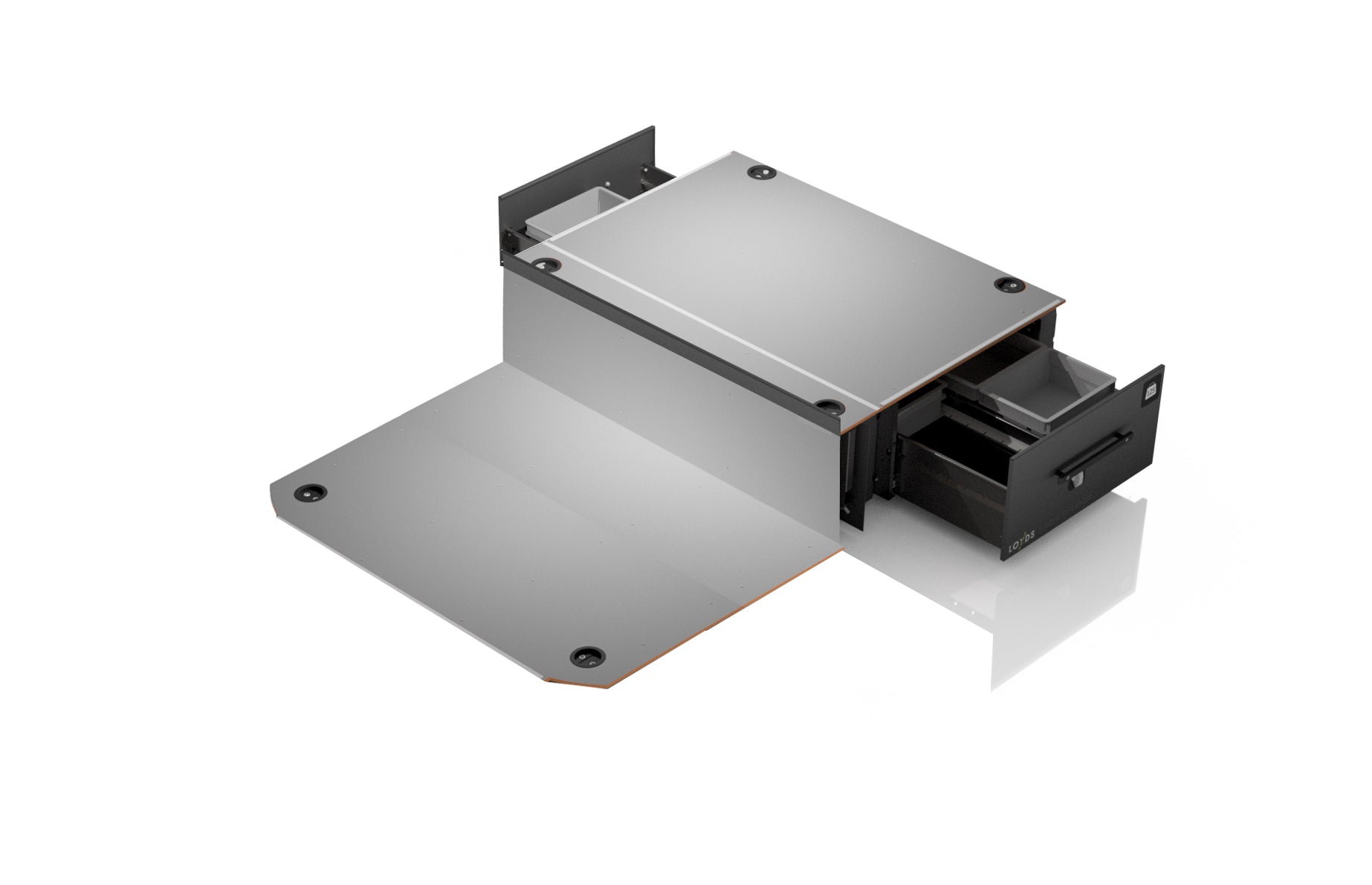 Smartfloor Bilinnredning, frontmodul til Transporter (kort) - Bilde 2