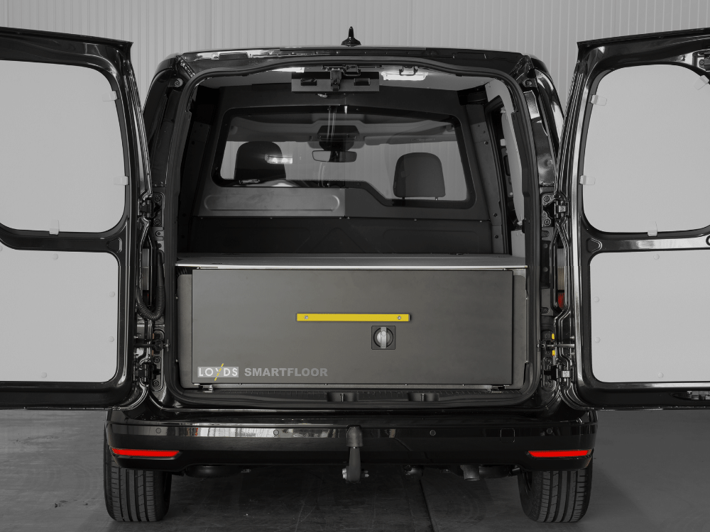 Smartfloor Bilinnredning til Caddy Cargo Maxi